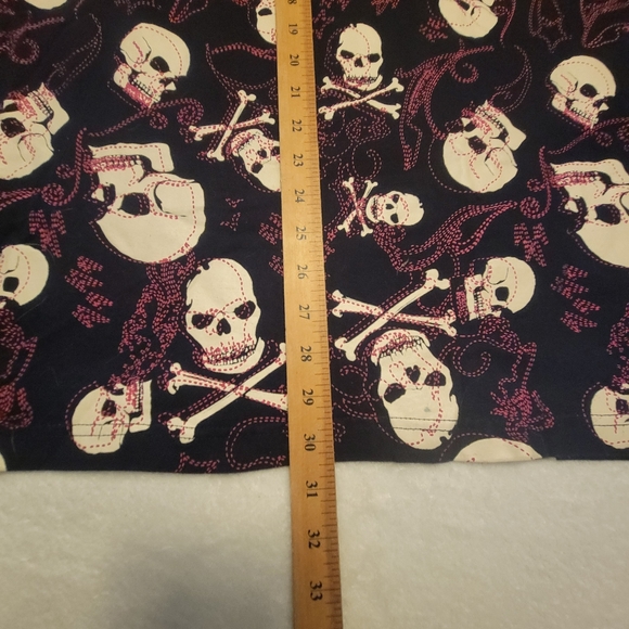 NWOT Men's 3XL Black Skull Rocker Halloween Sweatshirt Grunge High Class Society - Picture 9 of 12